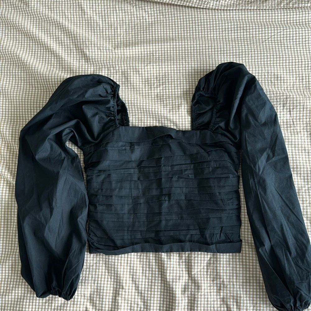 NWOT Abercrombie Puff Sleeve Top
